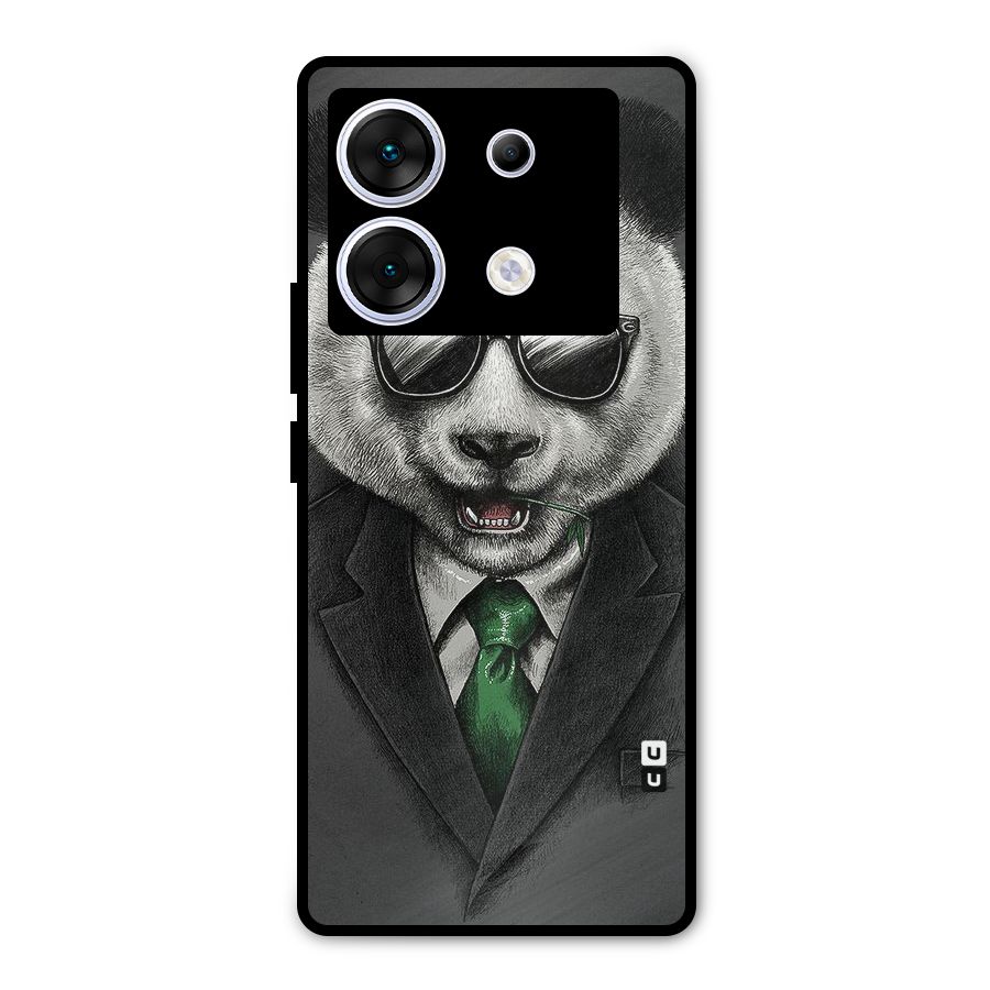 Bear Face Metal Back Case for Infinix Zero 30 5G