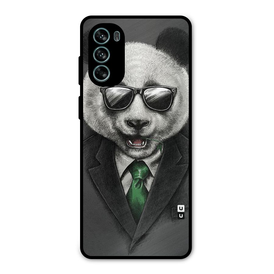 Bear Face Metal Back Case for Moto G62