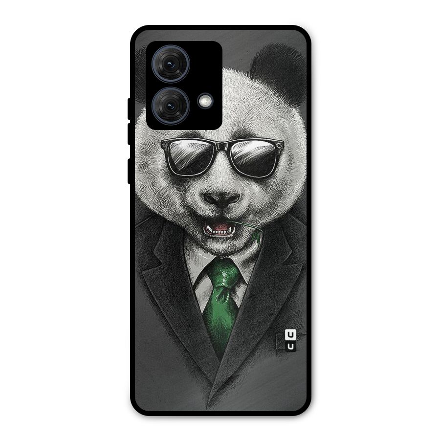 Bear Face Metal Back Case for Moto G84