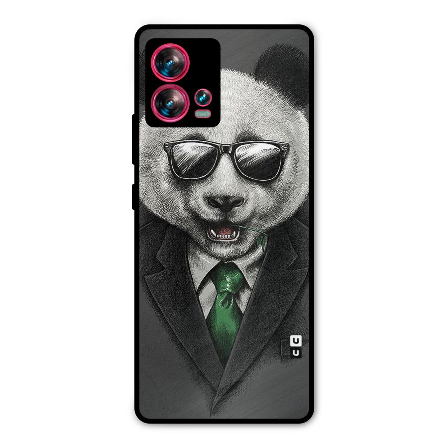 Bear Face Metal Back Case for Motorola Edge 30 Fusion