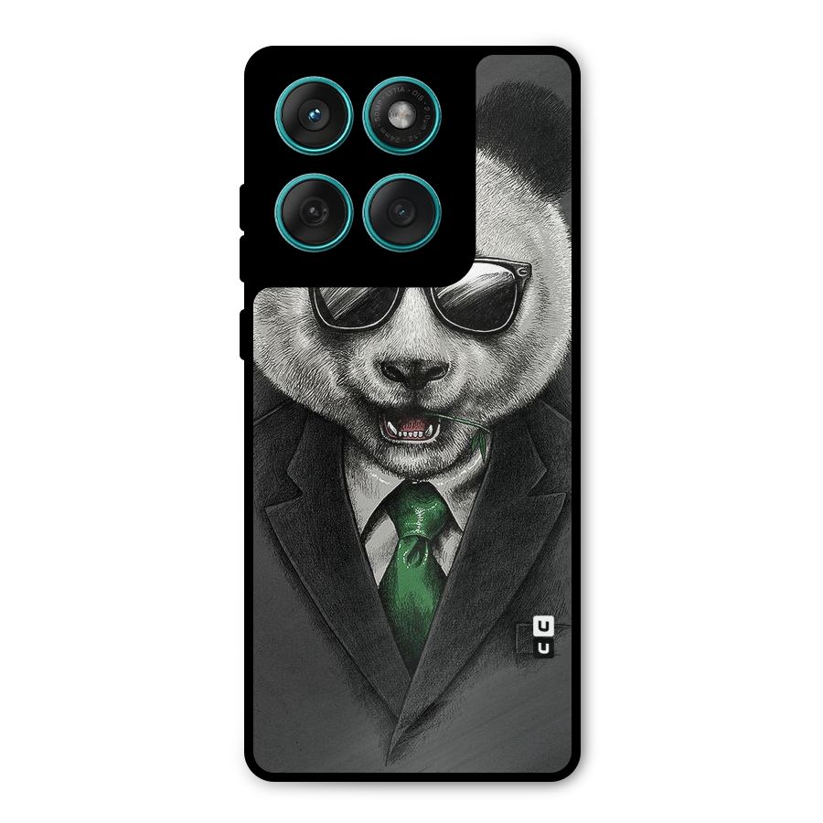 Bear Face Metal Back Case for Motorola Edge 60 Fusion