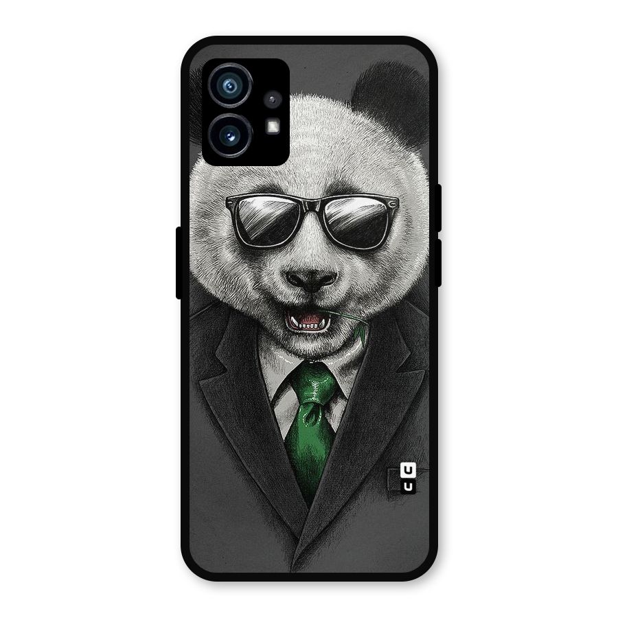 Bear Face Metal Back Case for Nothing Phone 1