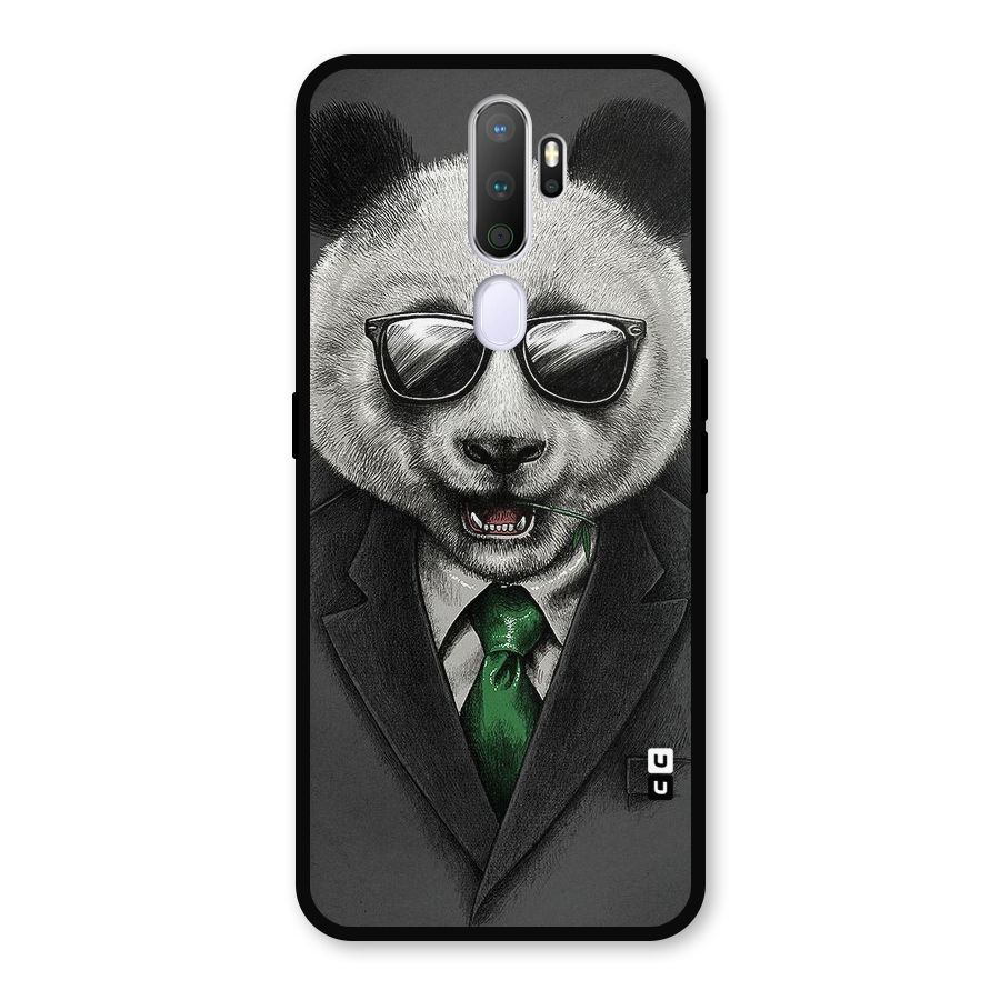 Bear Face Metal Back Case for Oppo A9 (2020)