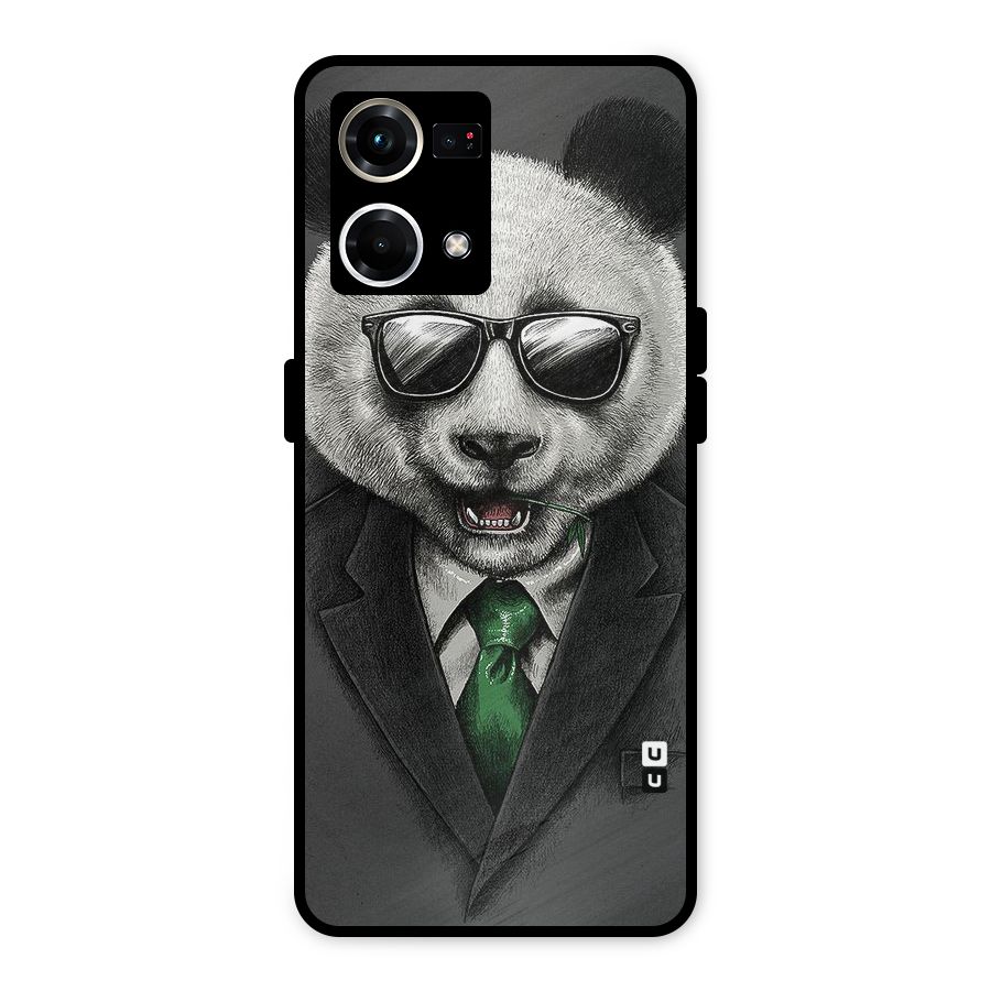 Bear Face Metal Back Case for Oppo F21 Pro 4G
