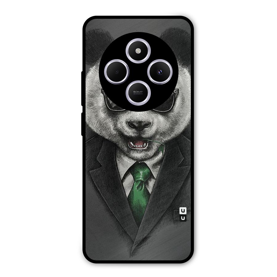 Bear Face Metal Back Case for Poco C75 5G