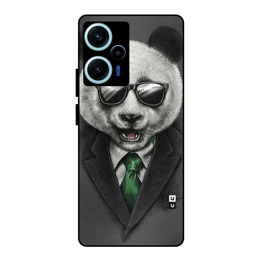 Bear Face Metal Back Case for Poco F5