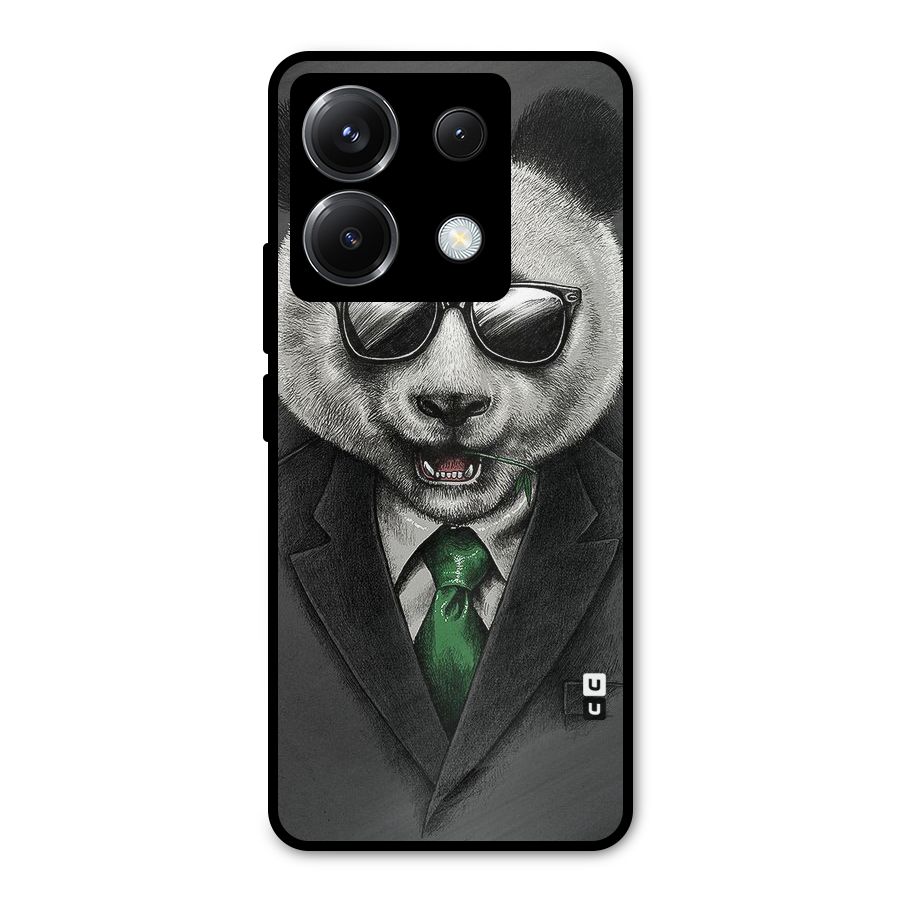 Bear Face Metal Back Case for Poco X6