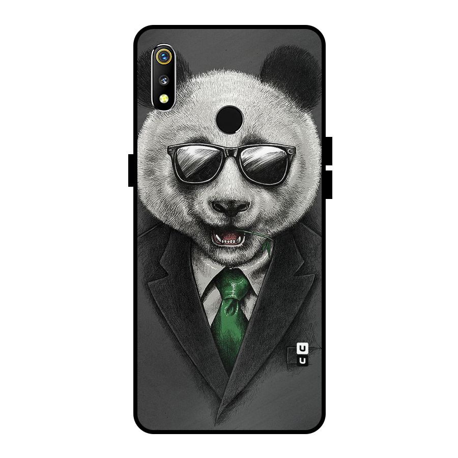 Bear Face Metal Back Case for Realme 3i