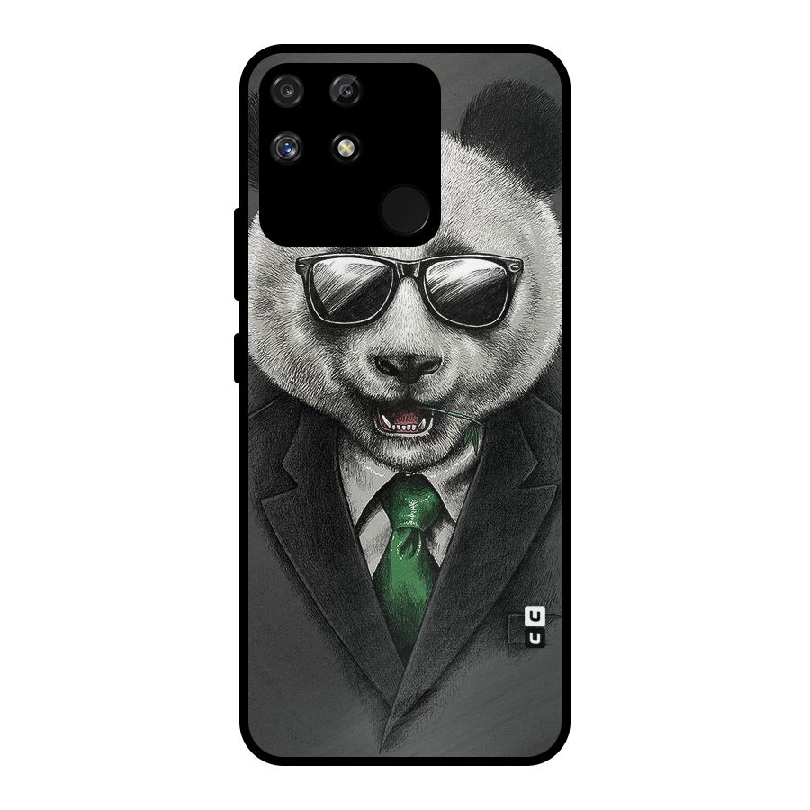 Bear Face Metal Back Case for Realme Narzo 50A