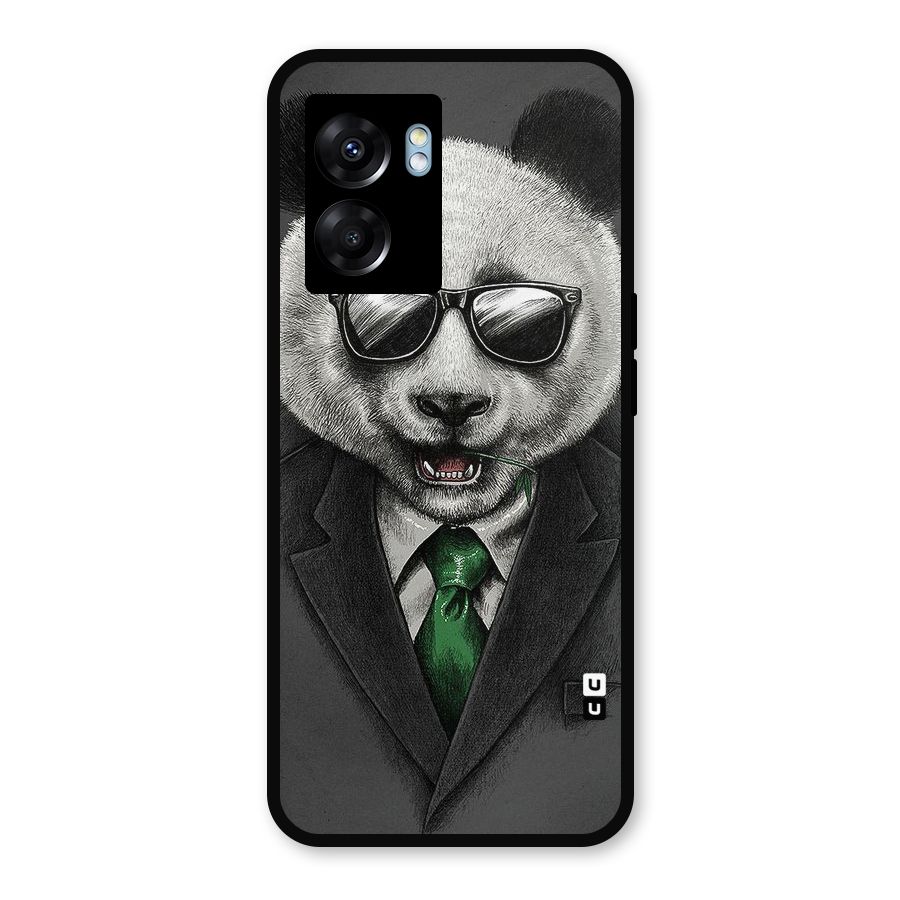 Bear Face Metal Back Case for Realme Narzo 50 5G