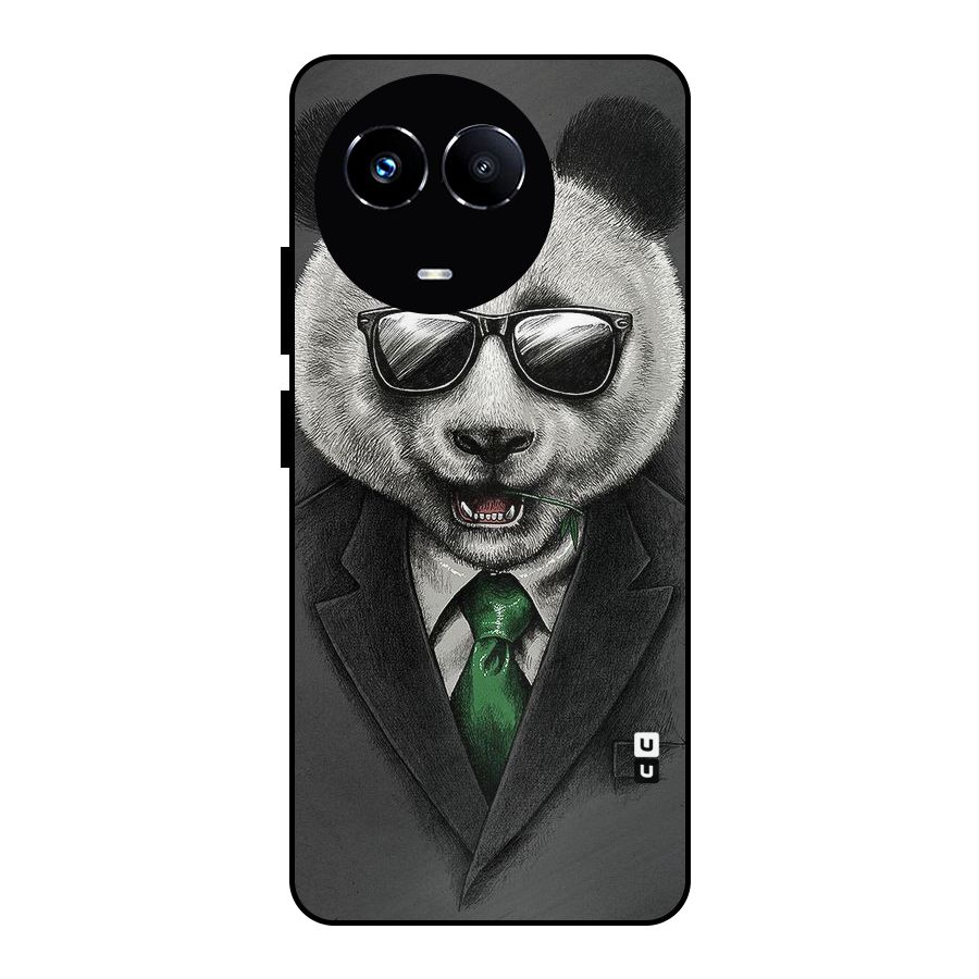 Bear Face Metal Back Case for Realme Narzo 60X