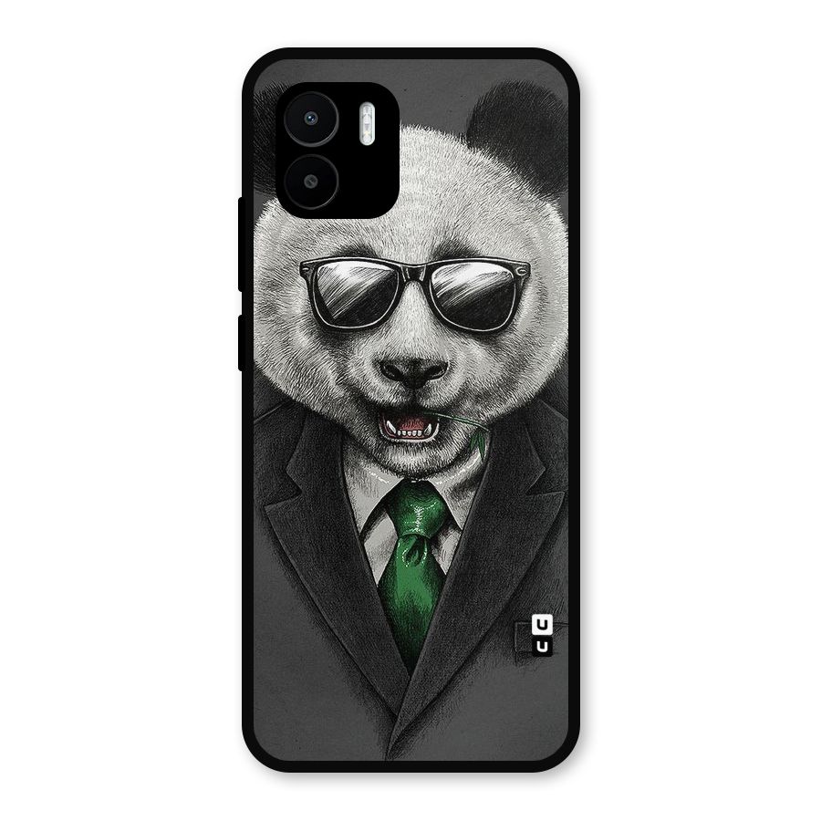 Bear Face Metal Back Case for Redmi A2