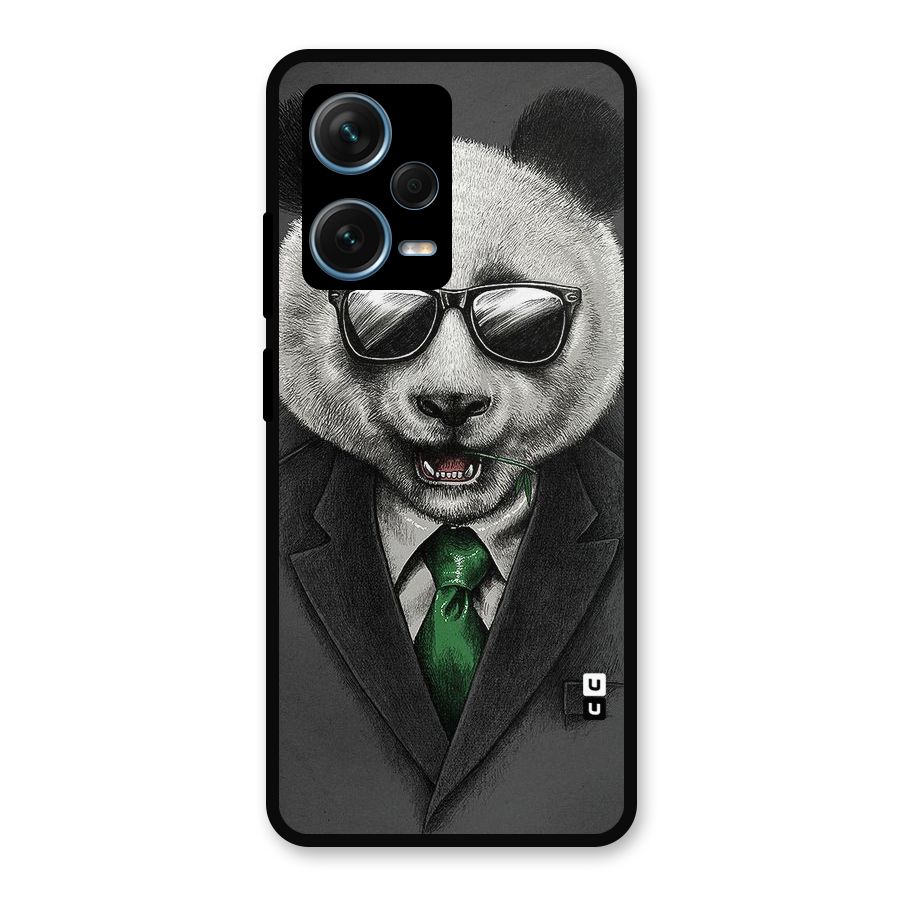 Bear Face Metal Back Case for Redmi Note 12 Pro Plus 5G