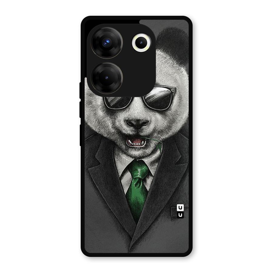 Bear Face Metal Back Case for Tecno Camon 20