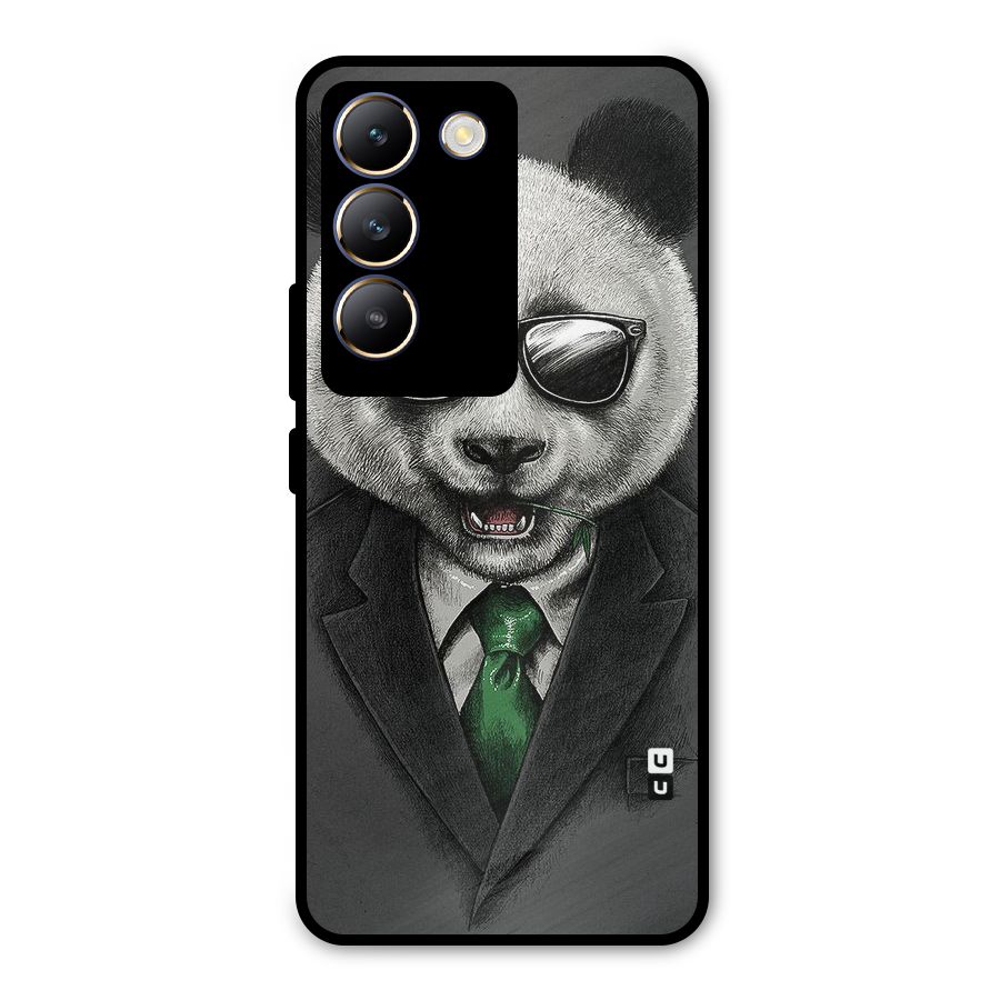 Bear Face Metal Back Case for Vivo T3 5G