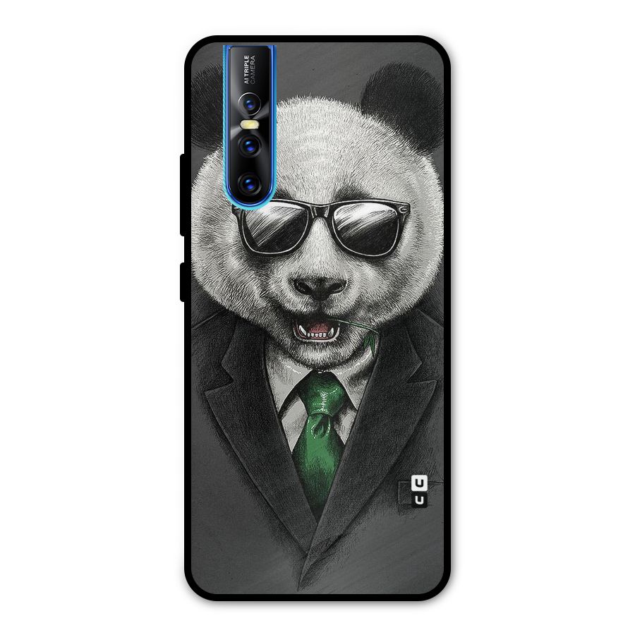Bear Face Metal Back Case for Vivo V15 Pro