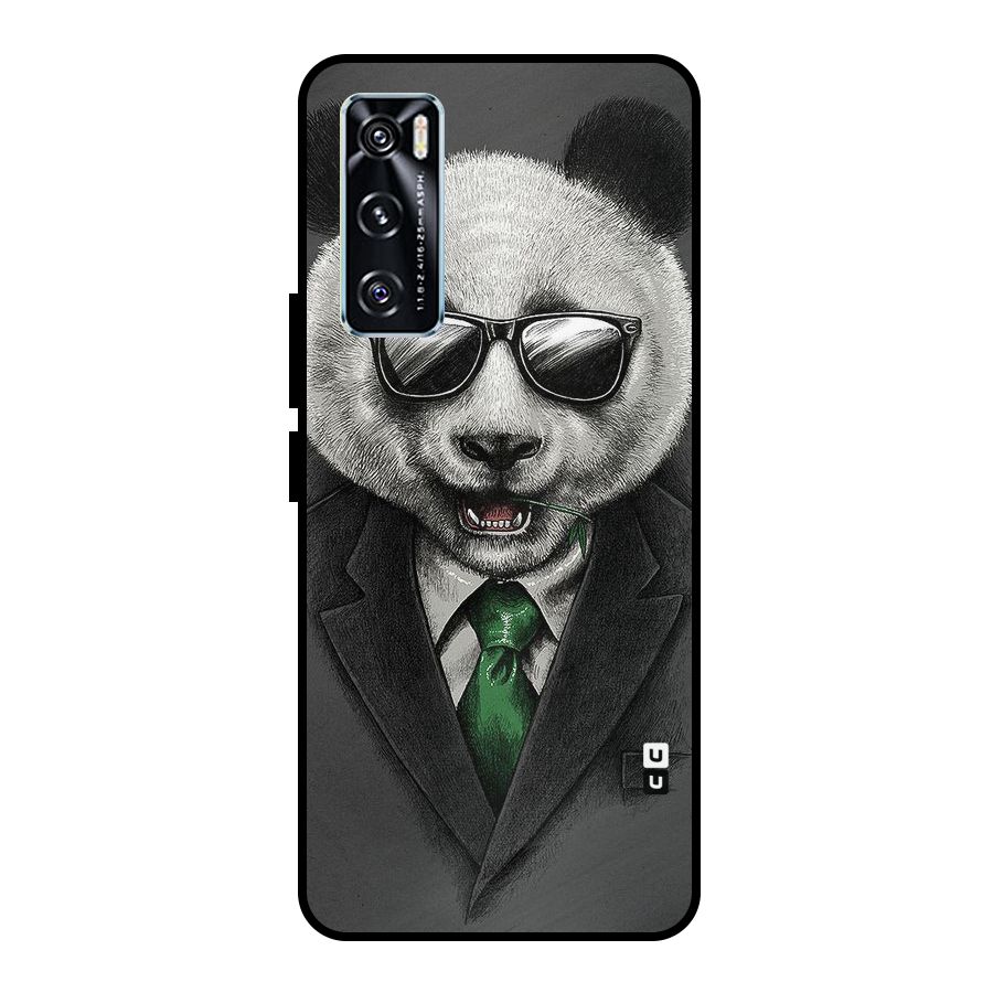 Bear Face Metal Back Case for Vivo V20 SE