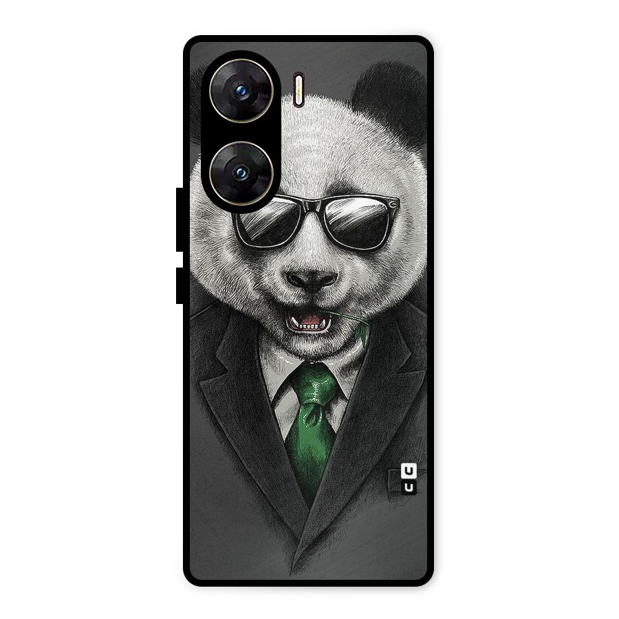 Bear Face Metal Back Case for Vivo V29e