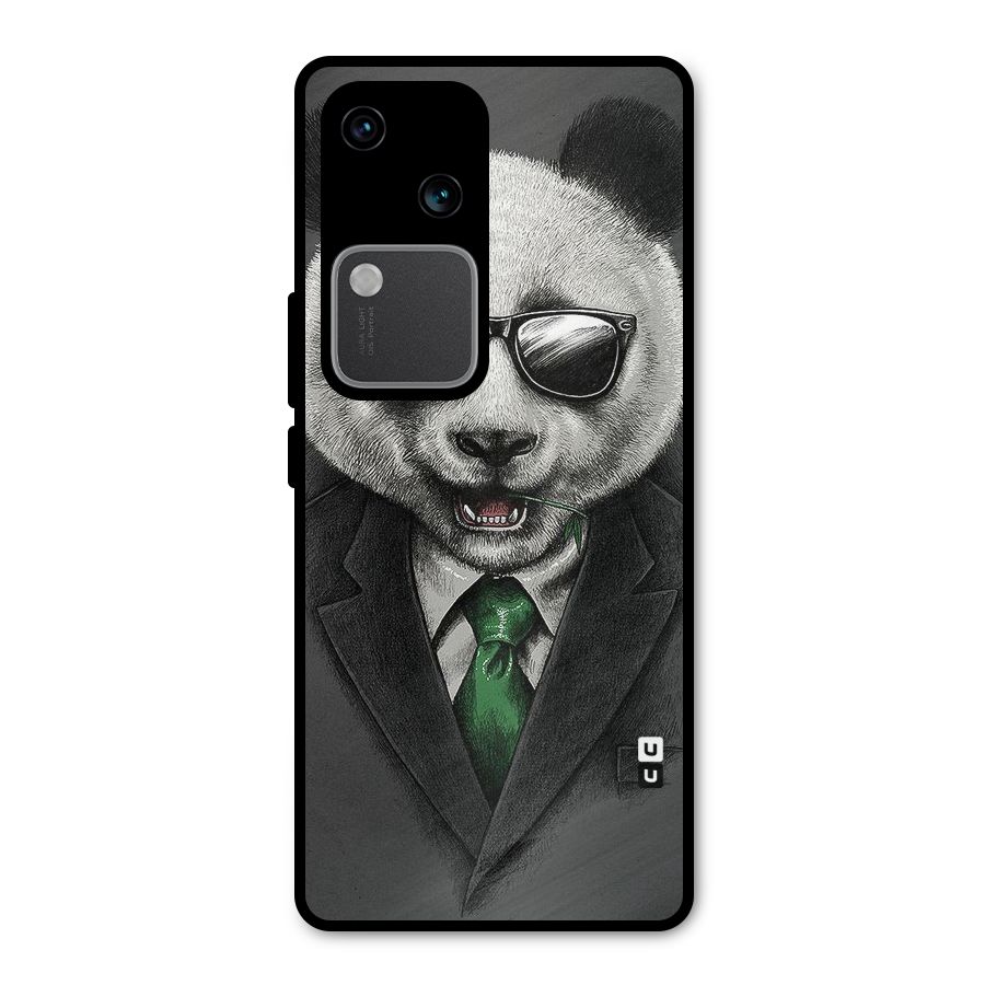 Bear Face Metal Back Case for Vivo V30