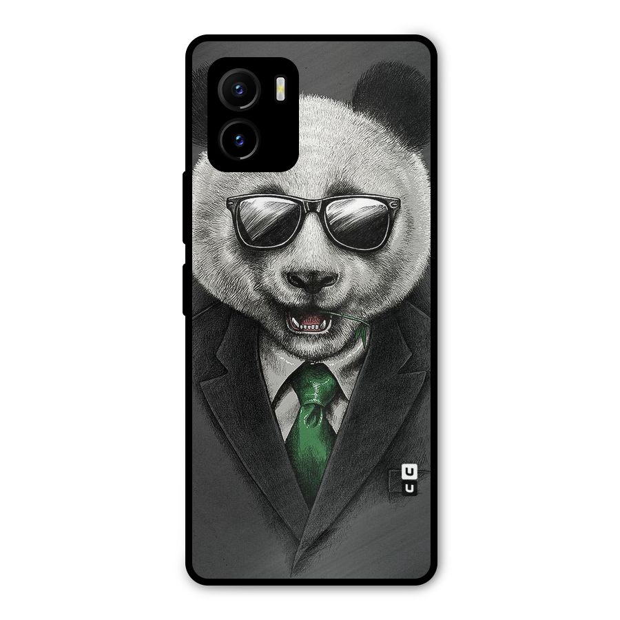 Bear Face Metal Back Case for Vivo Y15s