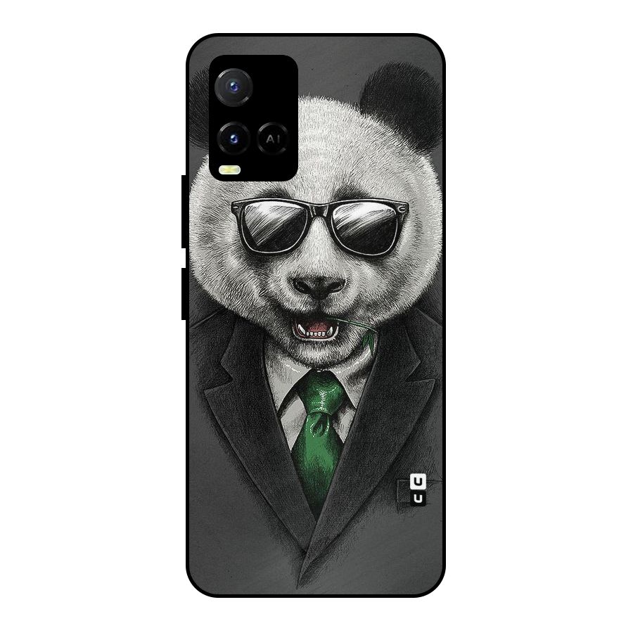 Bear Face Metal Back Case for Vivo Y21T