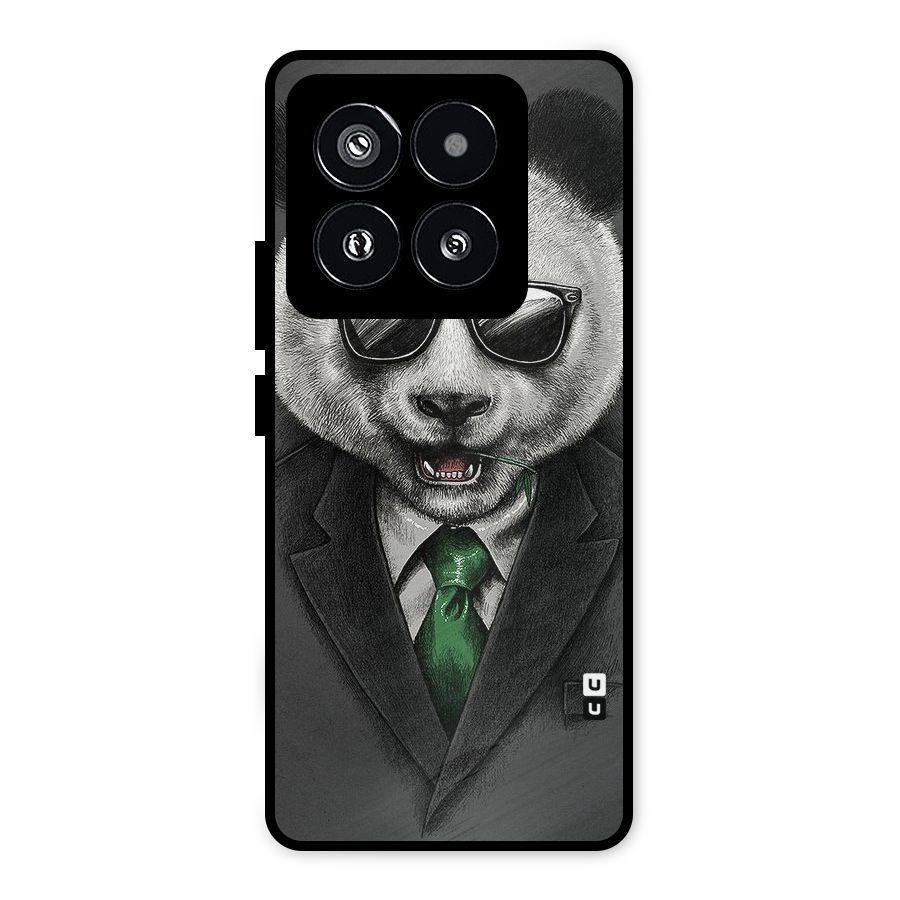 Bear Face Metal Back Case for Xiaomi 14 Pro