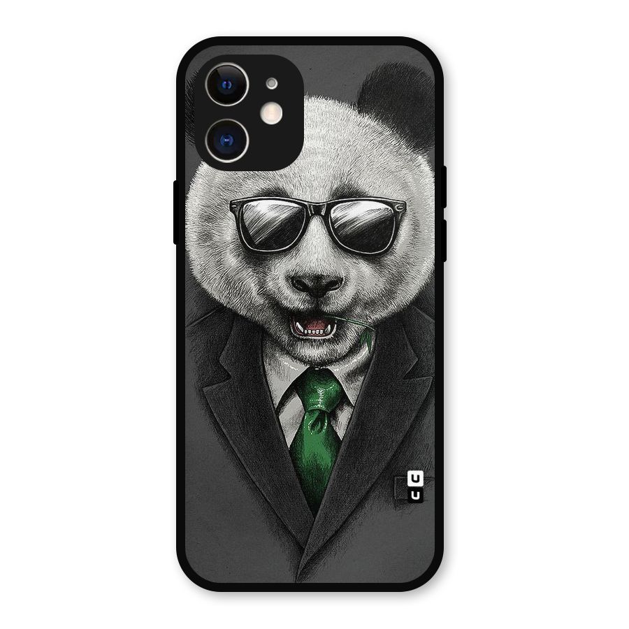 Bear Face Metal Back Case for iPhone 12