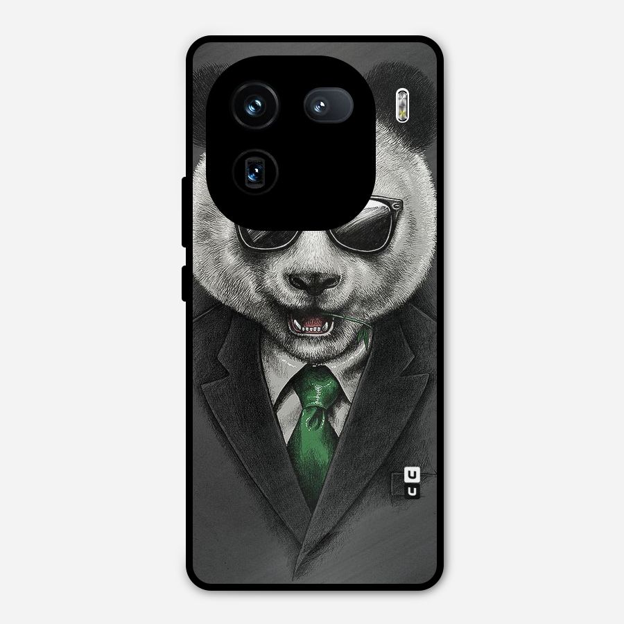 Bear Face Metal Back Case for iQOO 12