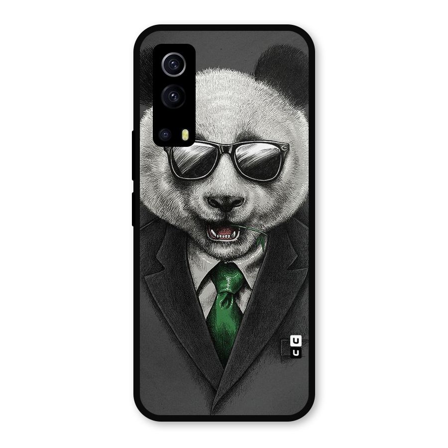Bear Face Metal Back Case for iQOO Z3