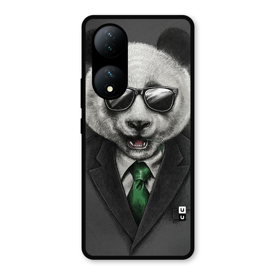 Bear Face Metal Back Case for iQOO Z7