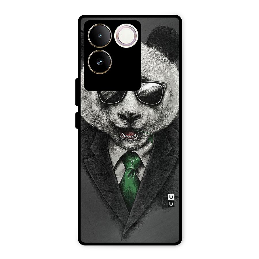 Bear Face Metal Back Case for iQOO Z7 Pro