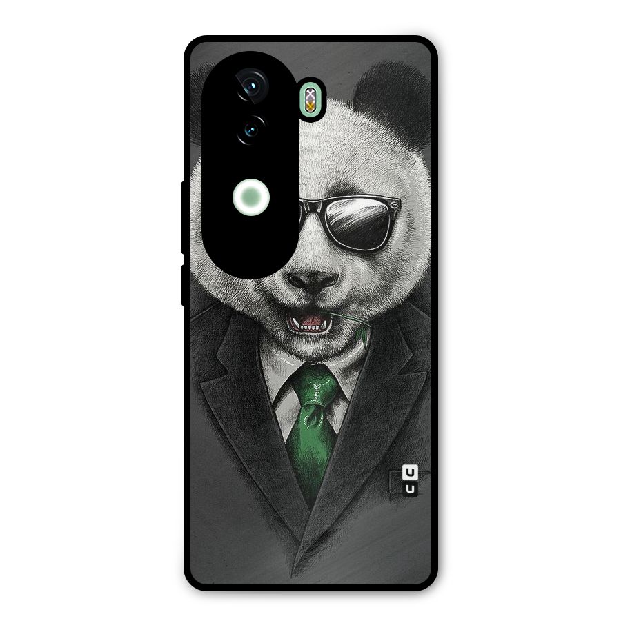Bear Face Metal Back Case for iQOO Z9s