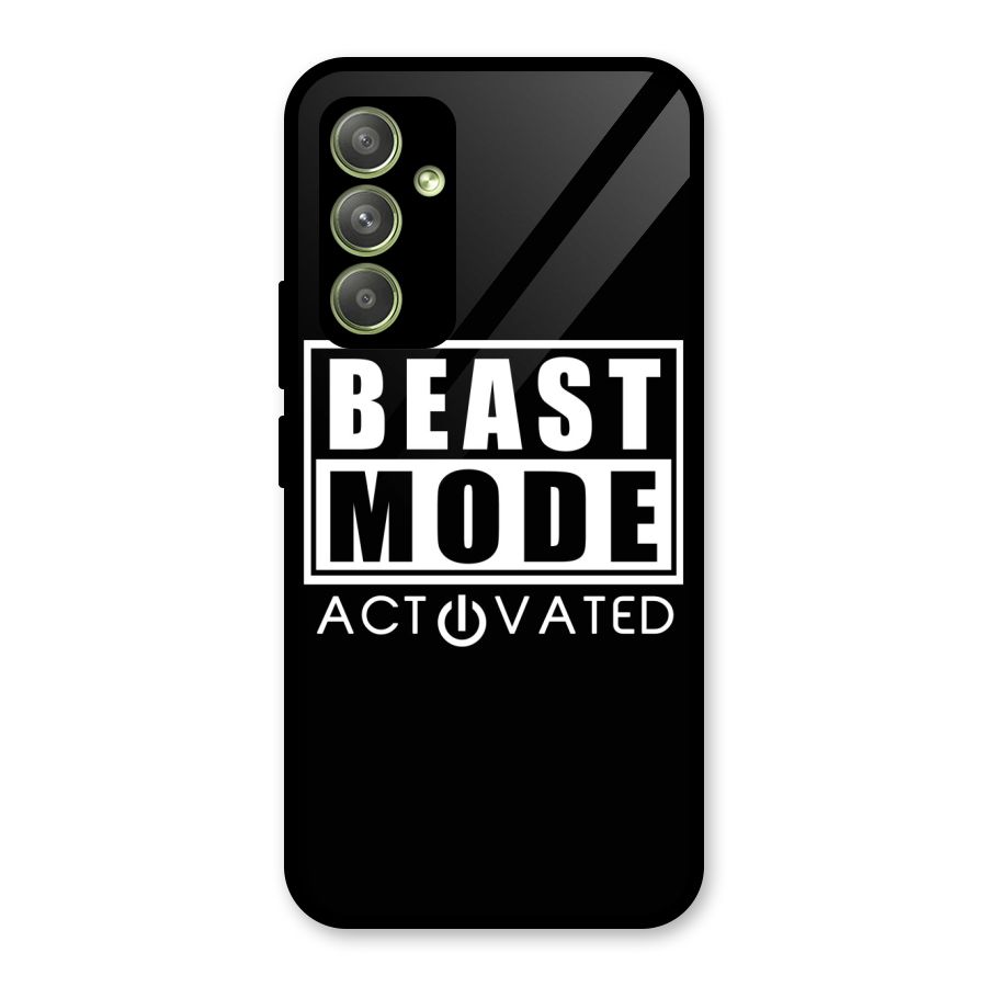 Beast Mode Activated Glass Back Case for Galaxy A54