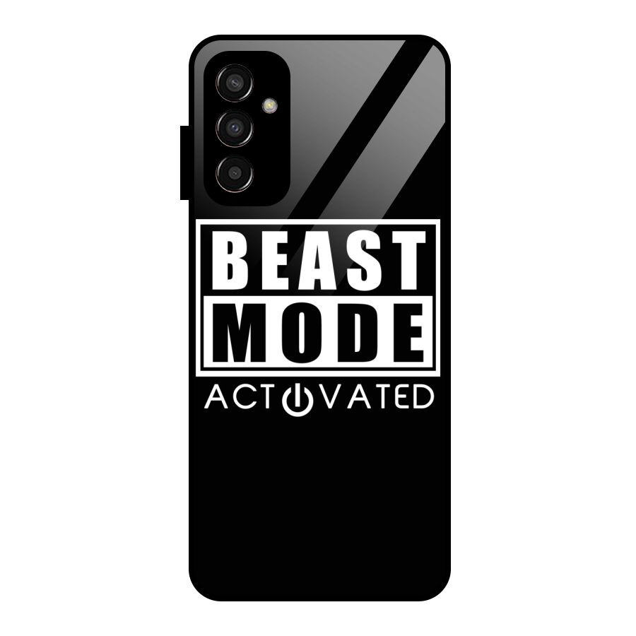 Beast Mode Activated Glass Back Case for Galaxy F13