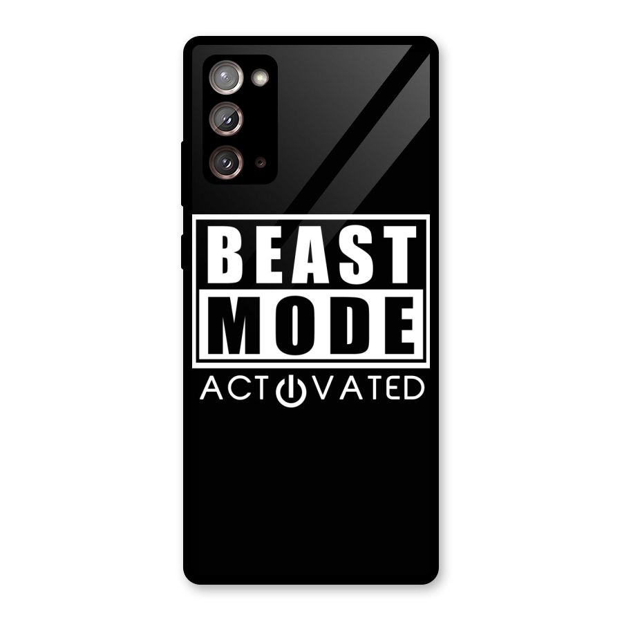 Beast Mode Activated Glass Back Case for Galaxy Note 20