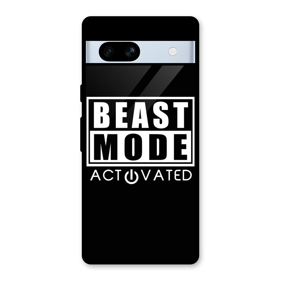 Beast Mode Activated Glass Back Case for Google Pixel 7a