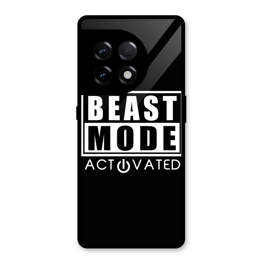 Beast Mode Activated Glass Back Case for OnePlus 11R