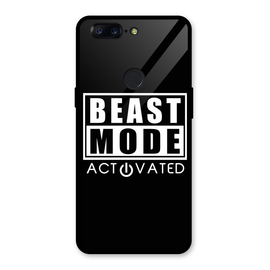 Beast Mode Activated Glass Back Case for OnePlus 5T