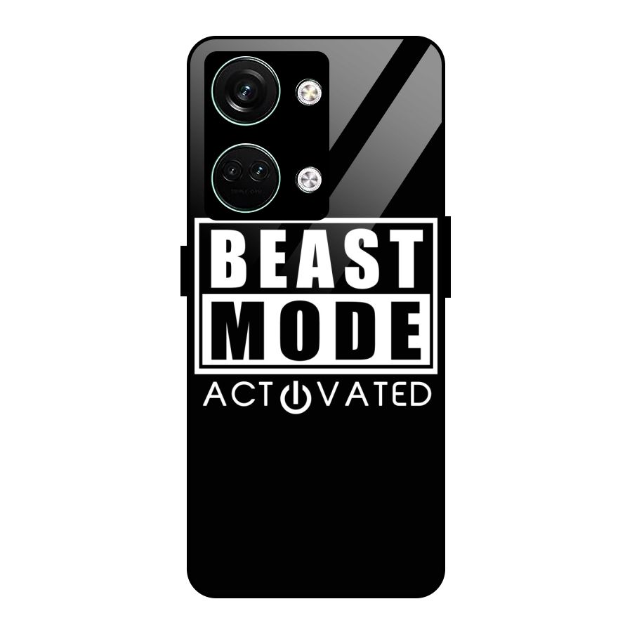 Beast Mode Activated Glass Back Case for Oneplus Nord 3