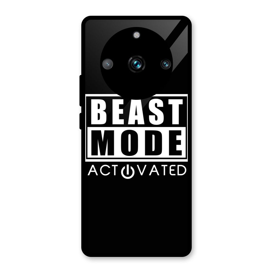 Beast Mode Activated Glass Back Case for Realme 11 Pro