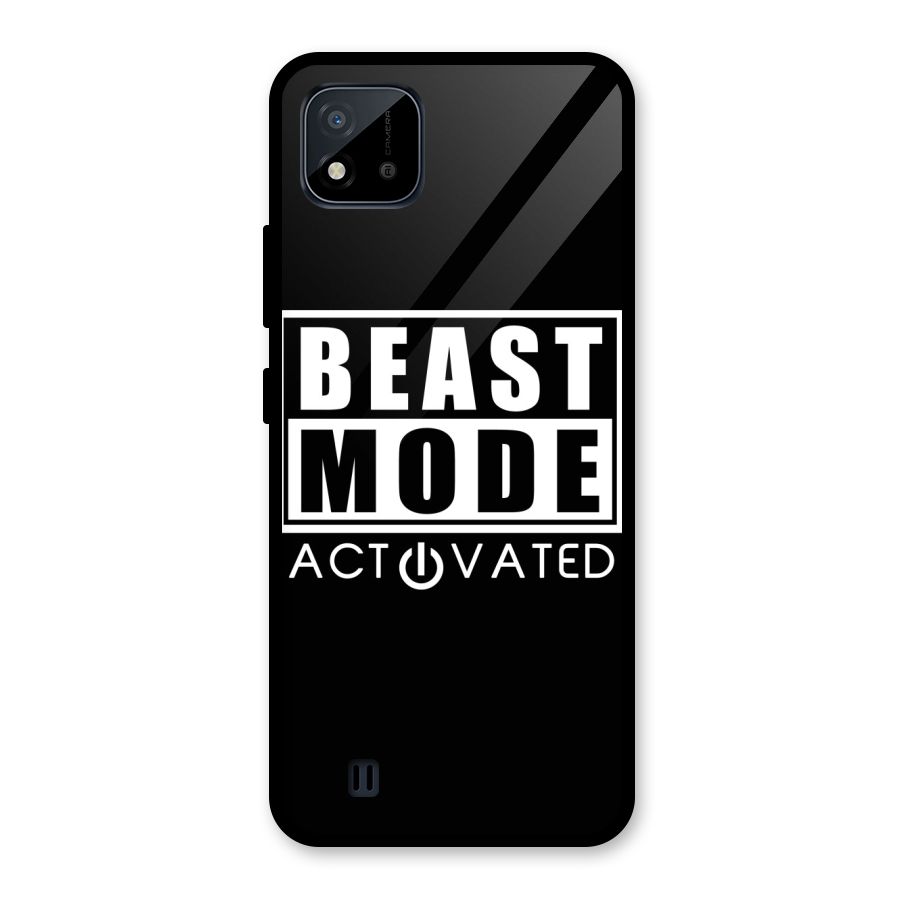 Beast Mode Activated Glass Back Case for Realme C11 2021