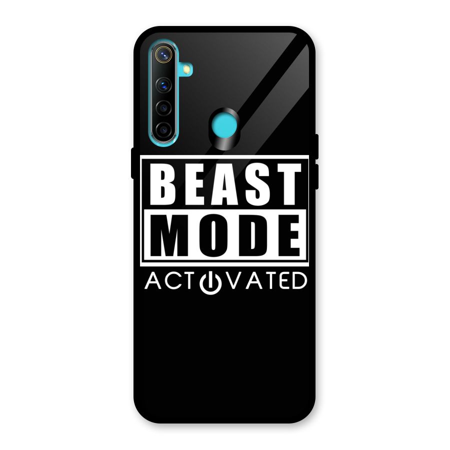 Beast Mode Activated Glass Back Case for Realme Narzo 10