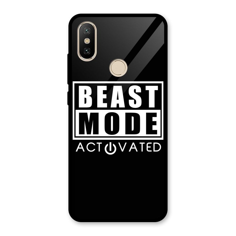 Beast Mode Activated Glass Back Case for Redmi A2