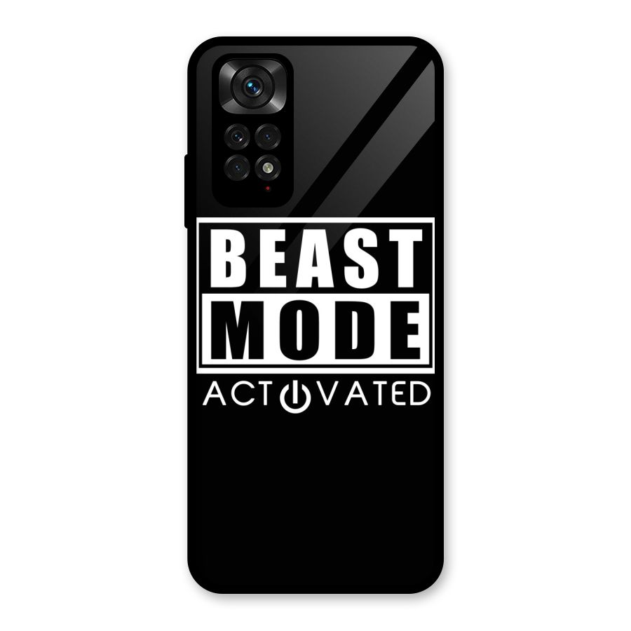 Beast Mode Activated Glass Back Case for Redmi Note 11S