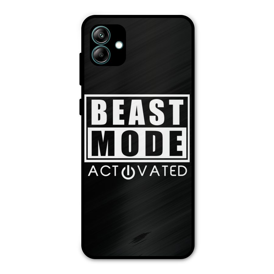 Beast Mode Activated Metal Back Case for Galaxy A04