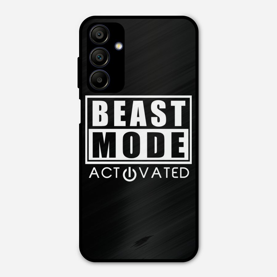 Beast Mode Activated Metal Back Case for Galaxy A15 5G