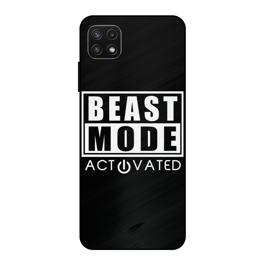 Beast Mode Activated Metal Back Case for Galaxy A22 5G