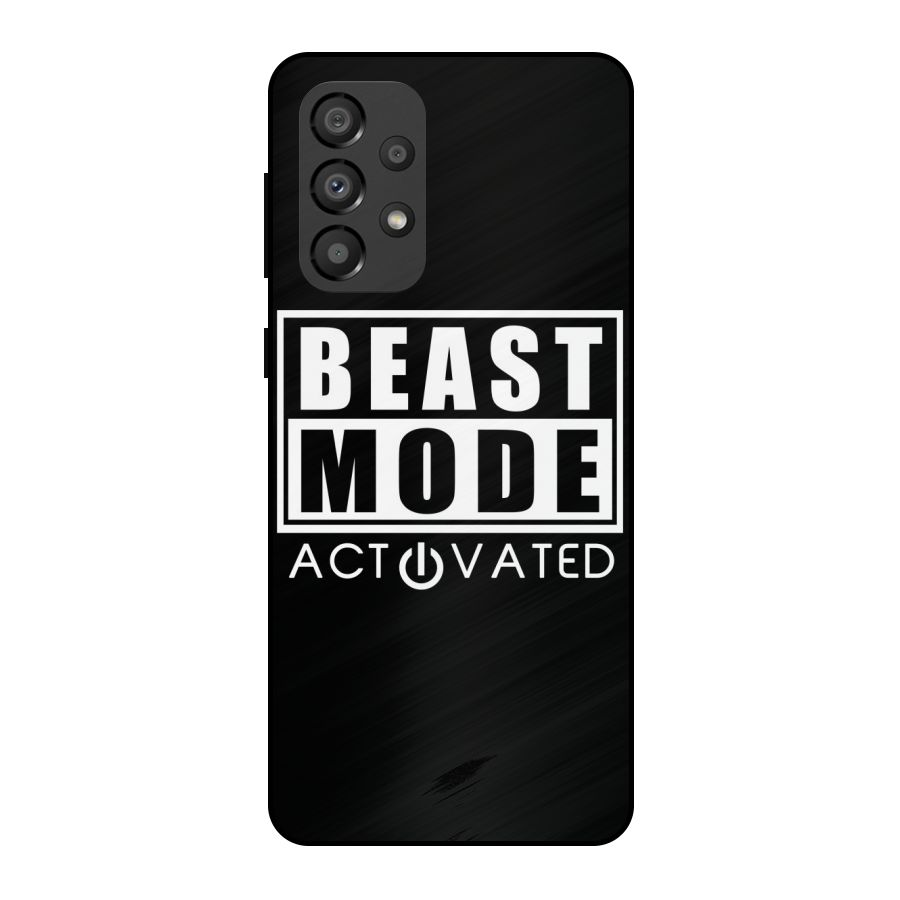 Beast Mode Activated Metal Back Case for Galaxy A33 5G