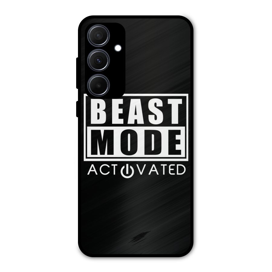 Beast Mode Activated Metal Back Case for Galaxy A35