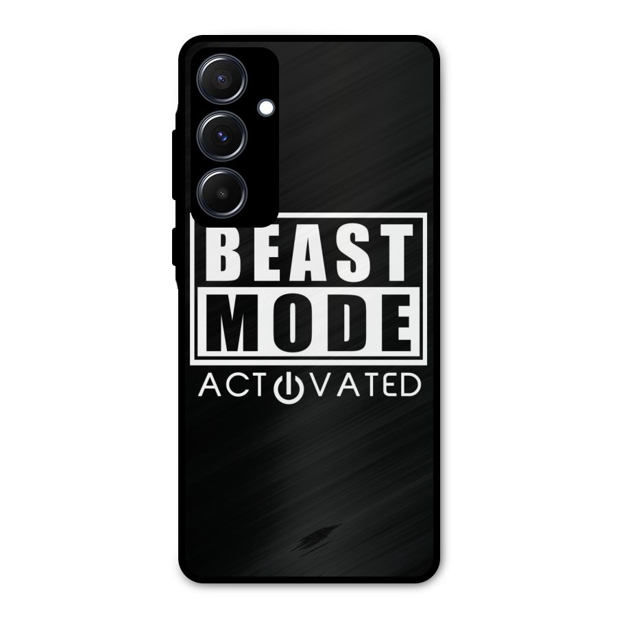 Beast Mode Activated Metal Back Case for Galaxy A55
